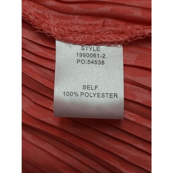 🧡 CURRENT AIR Maude Smocked Tiered Elastic Waist Orange Coral Mini Dress SIZE S - Picture 10 of 15